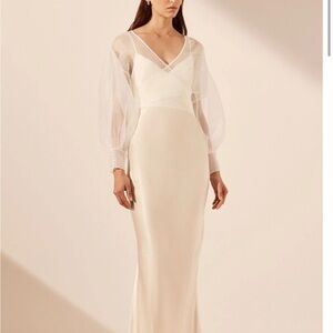 La Lune Lia Silk Wrap Blouse